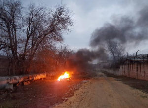 Дзержинский район Волгограда заволокло едким дымом Дзержинский район Волгограда заволокло едким дымом