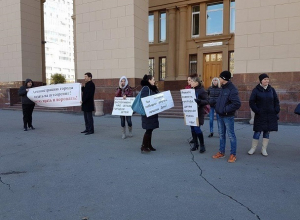 Власти Волгограда проигнорировали пикет против аутсорсинга в детских садах Власти Волгограда проигнорировали пикет против аутсорсинга в детских садах