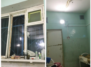 В палатах детского отделения со стен падает штукатурка, а в оконные щели дует ветер, - волгоградцы В палатах детского отделения со стен падает штукатурка, а в оконные щели дует ветер, - волгоградцы