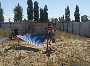 Дольщики ЖК «Европейский» своими руками восстанавливают недострой в Волгограде Дольщики ЖК «Европейский» своими руками восстанавливают недострой в Волгограде