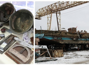 Ветераны решат судьбу бронекатера, поднятого со дна Волги Ветераны решат судьбу бронекатера, поднятого со дна Волги