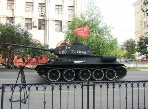 Началась генеральная репетиция парада Победы в центре Волгограда Началась генеральная репетиция парада Победы в центре Волгограда