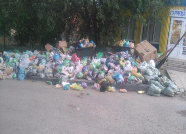 Площадку у Центра здоровья для детей на севере Волгограда завалило мусором Площадку у Центра здоровья для детей на севере Волгограда завалило мусором