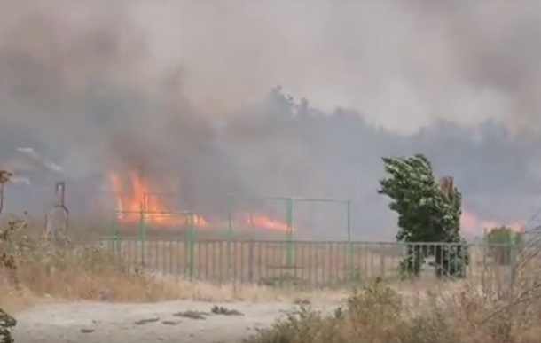 Волгоградцы просят срочной помощи в тушении пожаров возле их домов Волгоградцы просят срочной помощи в тушении пожаров возле их домов