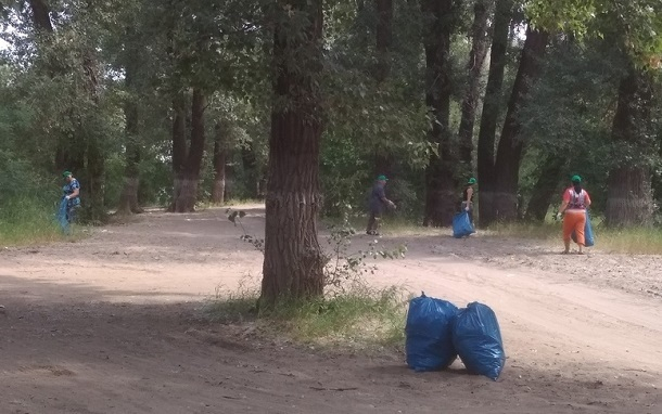 С Волго-Ахтубинской поймы волгоградцы вывезли 100 мешков мусора С Волго-Ахтубинской поймы волгоградцы вывезли 100 мешков мусора