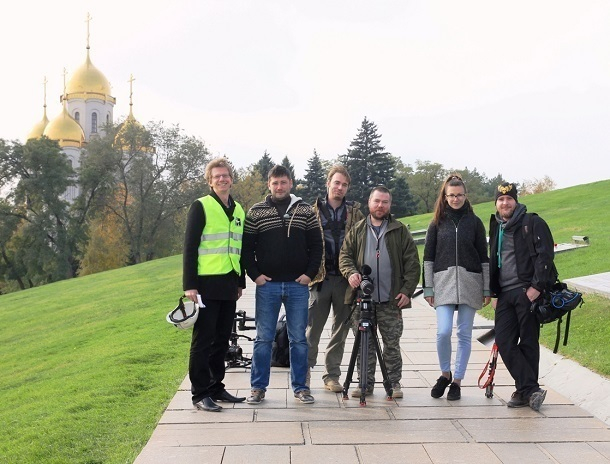 Федеральный канал снимает фильм о достопримечательностях Волгограда