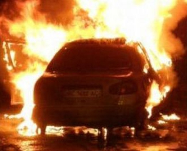 На западе Волгограда сгорел Lifan Smily На западе Волгограда сгорел Lifan Smily