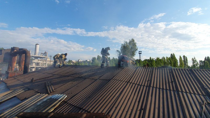 В Волгограде тушили пожар в цеху «Красного Октября» В Волгограде тушили пожар в цеху «Красного Октября»