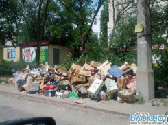 Гора мусора на улице Штеменко стала еще больше
