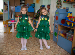 Алиса и Елизавета Козловы в конкурсе «Лучший детский новогодний костюм-2019»